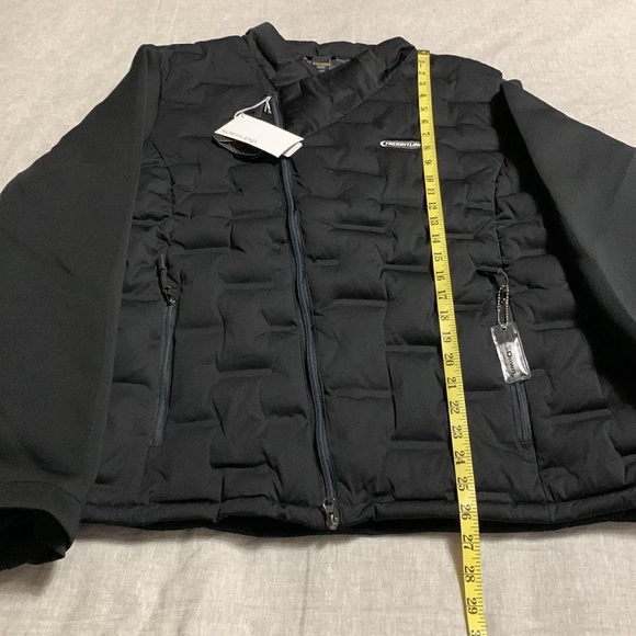 North End Women’s Pioneer Hybrid Black Sub-Down Bomber Jacket 3XL Freightliner - Picture 15 of 15